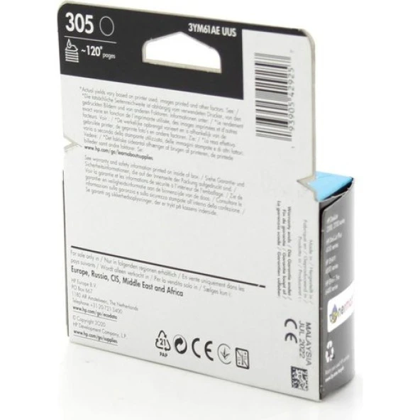 Hp 305 3Ym61ae 3Ym60ae Avantaj Paket - 4