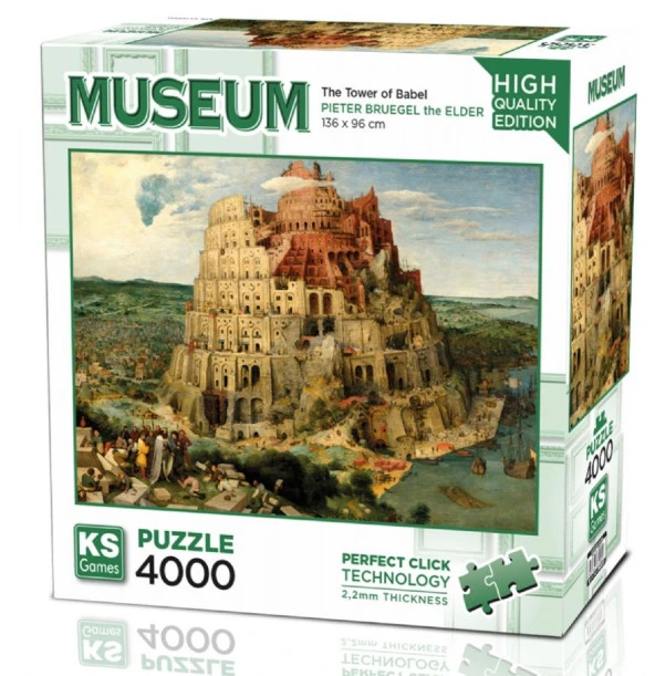 KS Games 4000 Parça Babil Kulesi Puzzle