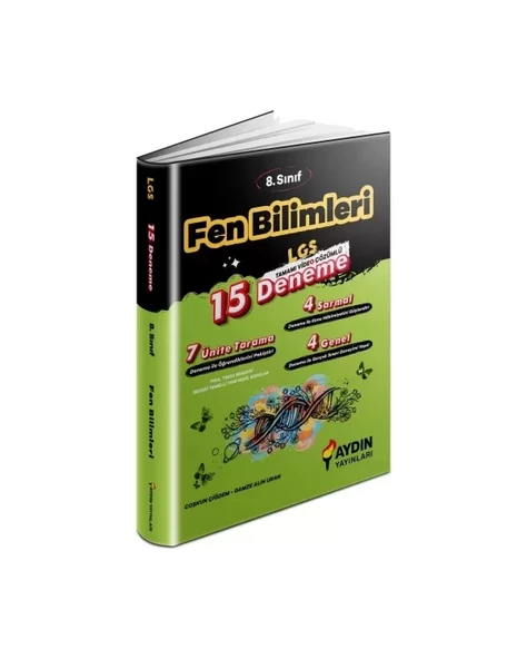 LGS 8. Sınıf Fen Bilimleri 15 Deneme