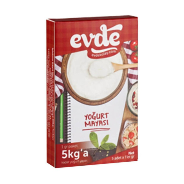 Evde Yoğurt Mayası 1 Gr 5 Paket