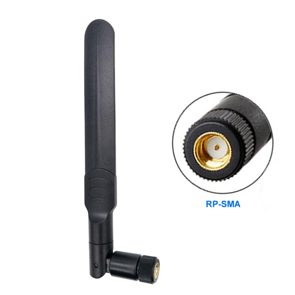 8dBi RP-SMA Erkek Anten 2.4GHz 5.8GHz RF Gsm Wifi Sinyal Kuvvetlendirici Anten Modem Telsiz