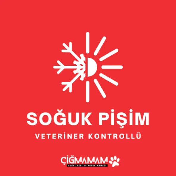 Çiğmamam Kırmızı ve Beyaz Etli Tahılsız Köpek Barf Maması 20 Kg 1000 Gr 20 ADET - 3