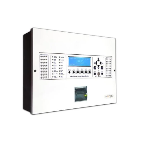 Maxlogic ML-1243.P Yangın Alarm Santrali, 3 Çevrim, 381 Adres, Printer