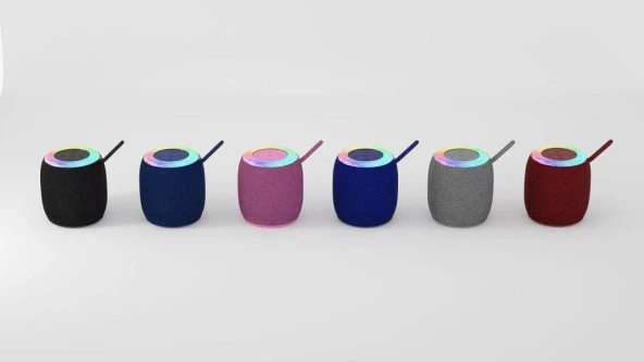 Torima D10 Taşınabilir Rgb Ledli Bluetooth Hoparlör Usb-Fm Radyo Siyah - Resim 2