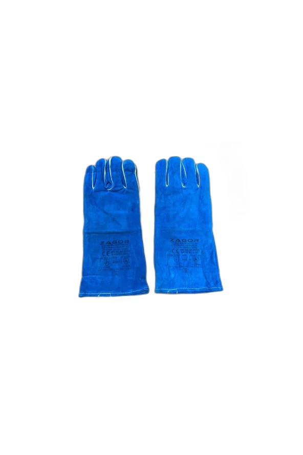 Zagor Kaynakçı Isıya Dayanıklı Iş Eldiveni Mx-227 Bt (TURKUAZ)