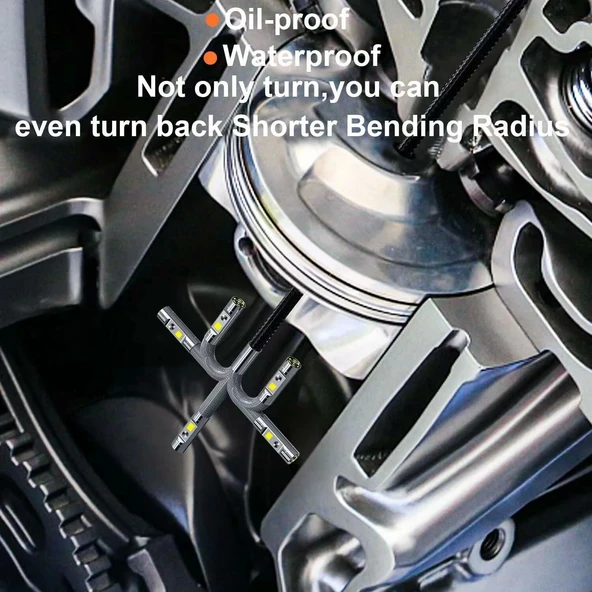 DXZtoz Çift Lensli Endoskop Kamera Eklemli Boroskop, 0.33 Inc - 1.5m Kablo - 4