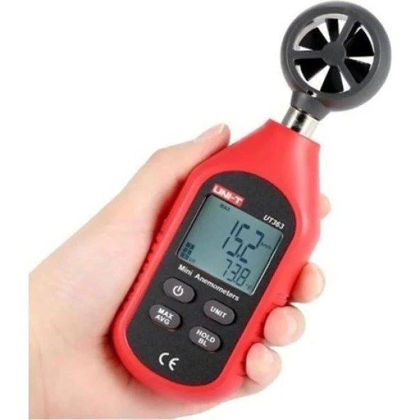 Uni-T Ut 363 Mini Dijital Rüzgar Ölçer / Anemometre - 2