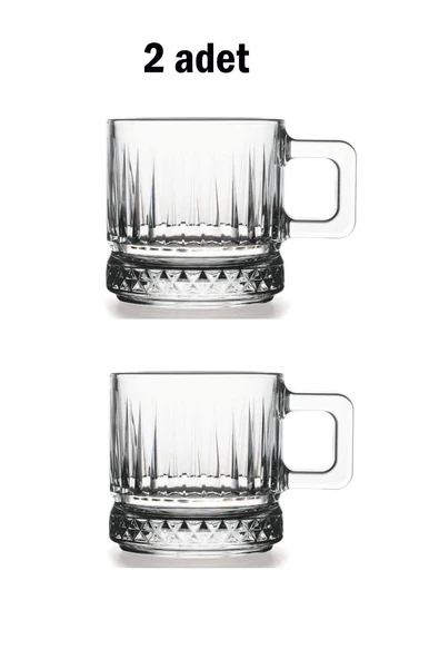 Paşabahçe 55422 Elysia 2'li Kulplu Bardak 195cc ürün görseli 1