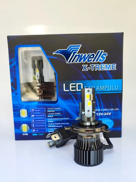 Inwells X-Treme LED Xenon (Zenon) H1 / H3 / H4 / H7 / H11 / H27 / 9005 / 9006
