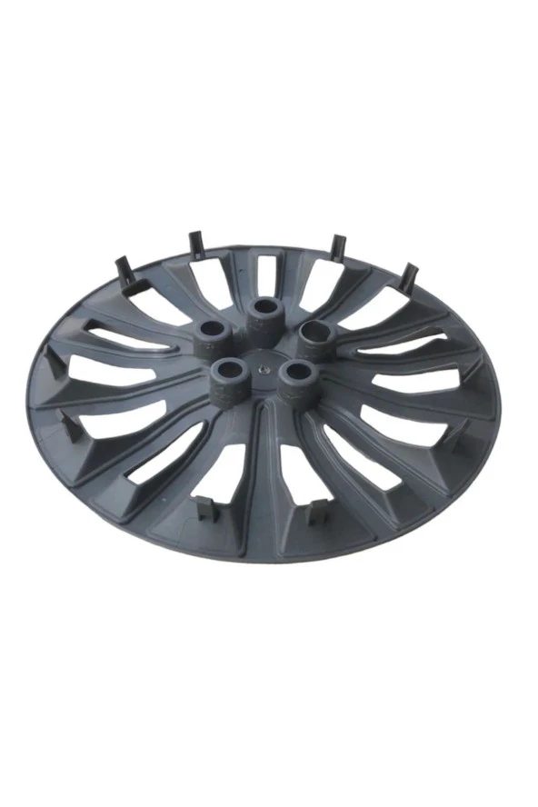 NKT GROUP Fiat Egea Easy 15 Inç Jant Kapağı 4 Adet 1 Takım Siyah - Gri Jant Kapağı - 3