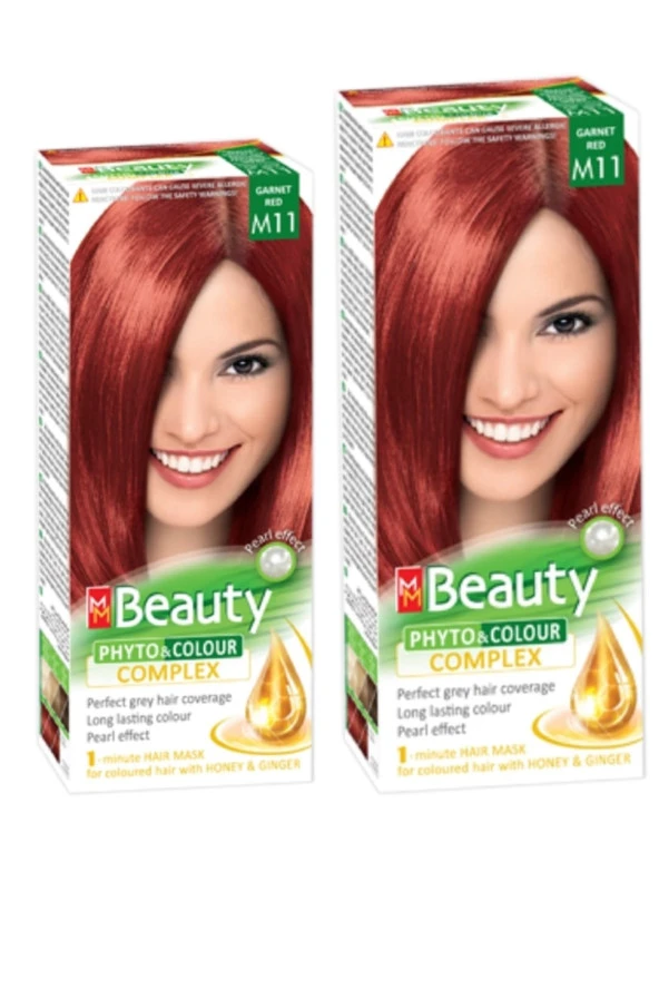 MM Beauty Saç Boyası M 11 ( Aşk Alevi ) Set Boya 2 li Set Boya ürün görseli