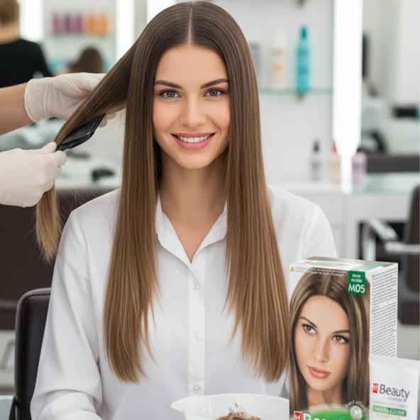 MM Beauty Saç Boyası M 05 ( Koyu Kumral ) Set Boya 2 li Set Boya - 2