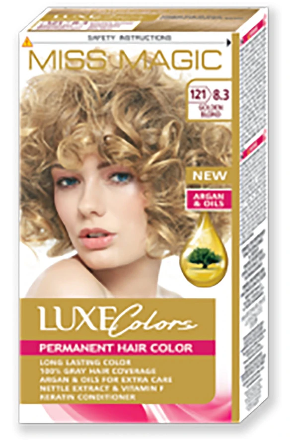 Mıss Magic Saç Boyası (set Boya) Altın Sarısı 8,3 (121 Golden Blond)