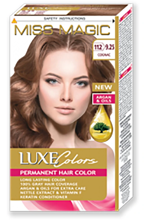 Mıss Magic Saç Boyası (set Boya) Kanyak 9,25 (112 Cognac) ürün görseli