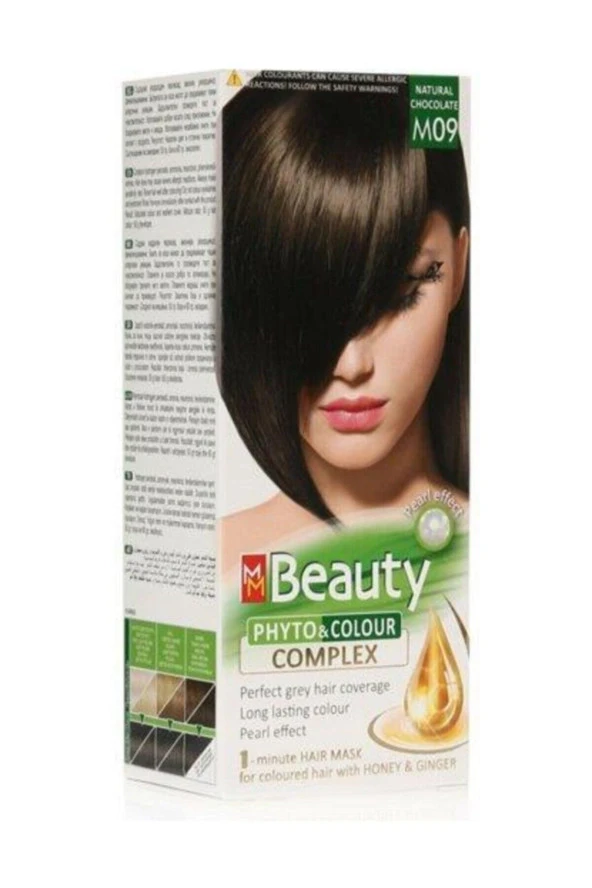 MM Beauty Saç Boyası M 09 (Naturel Çikolata Kahve) - 2