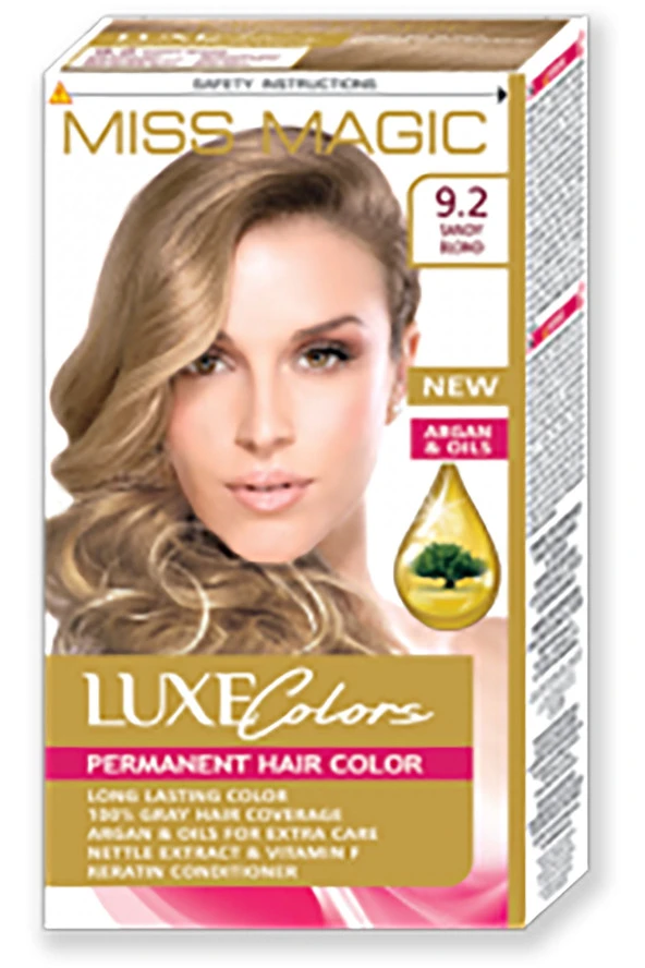 Mıss Magic Saç Boyası (set Boya) Kum Sarısı 9,2 (sandy Blond) - Resim 2