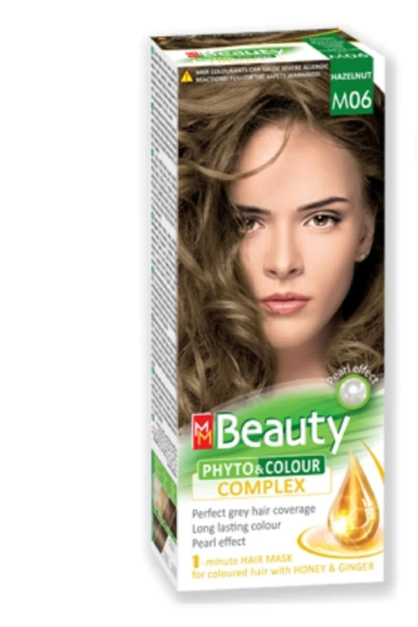 MM Beauty Saç Boyası M 06 (Fındık Kabuğu) Set Boya