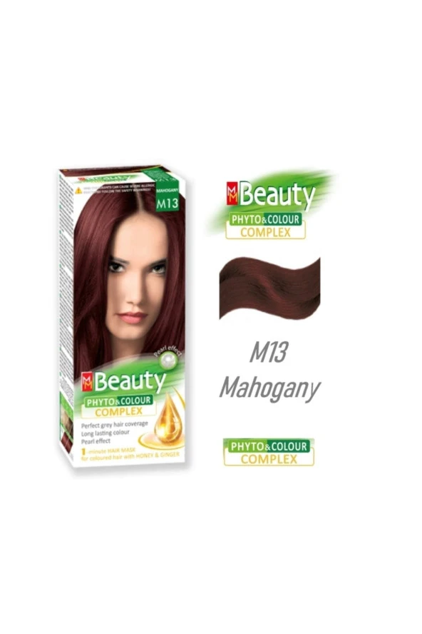 MM Beauty Saç Boyası M 13 ( Koyu Kızıl ) Set Boya