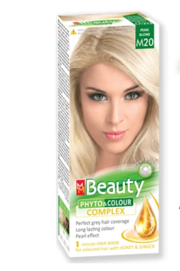 MM Beauty Saç Boyası M 20 (Küllü Sarı) Set Boya ürün görseli