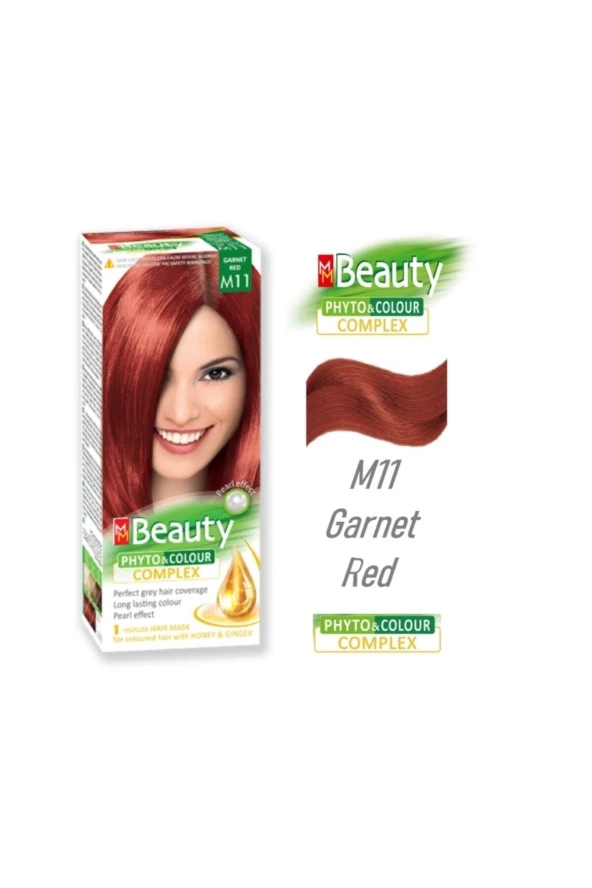 MM Beauty Saç Boyası M 11 (Aşk Alevi) Set Boya - Resim 3