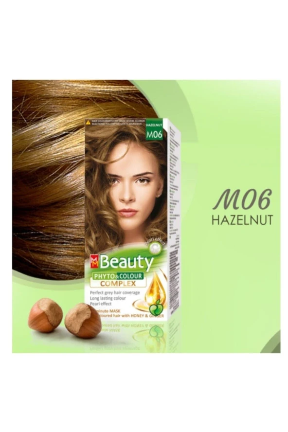 MM Beauty Saç Boyası M 06 (Fındık Kabuğu) Set Boya - Resim 2