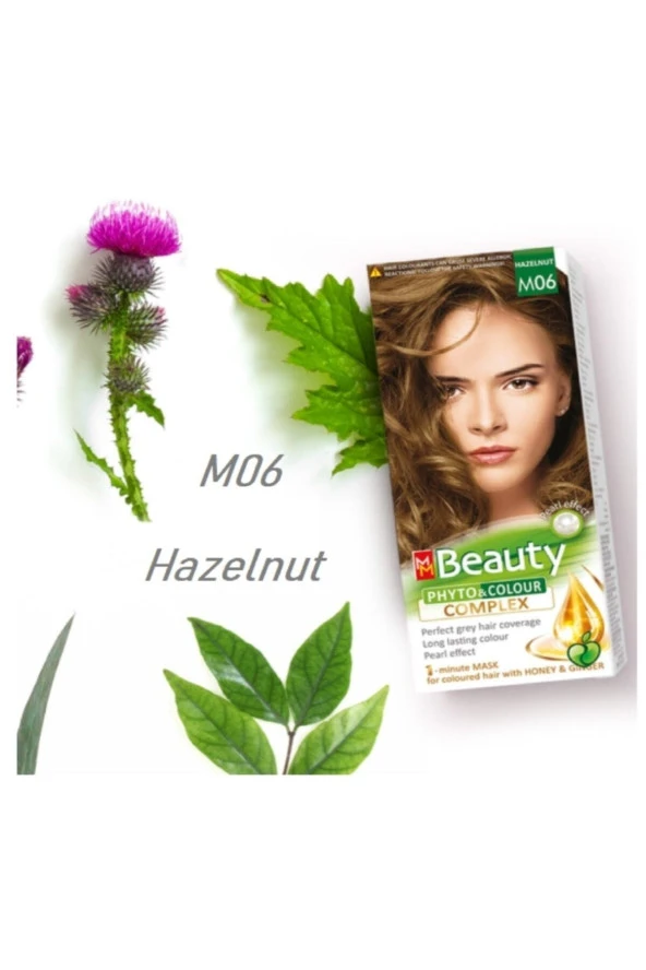 MM Beauty Saç Boyası M 06 (Fındık Kabuğu) Set Boya - Resim 3