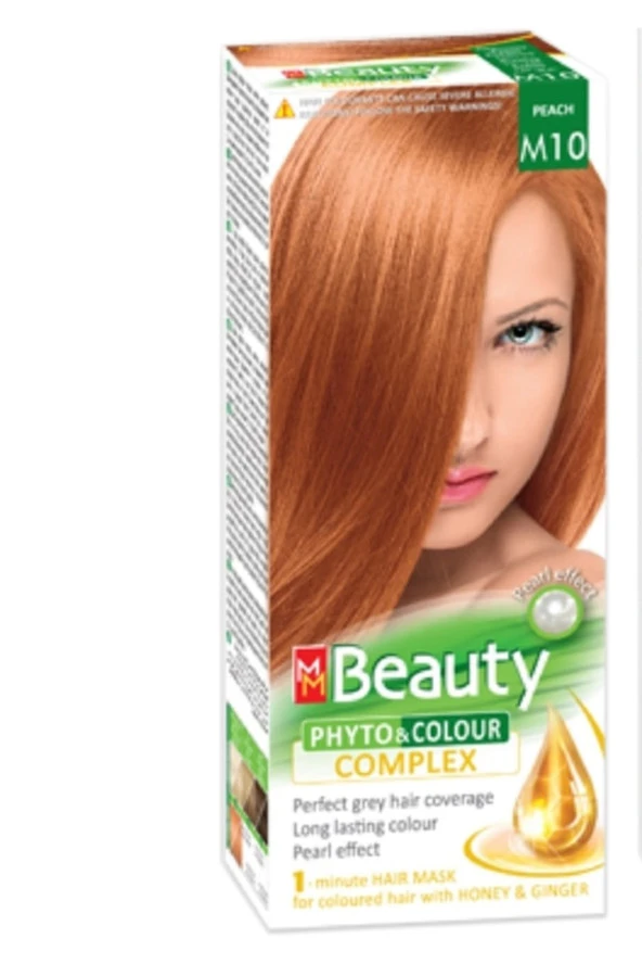 MM Beauty Saç Boyası M 10 (Şeftali) Set Boya - 3