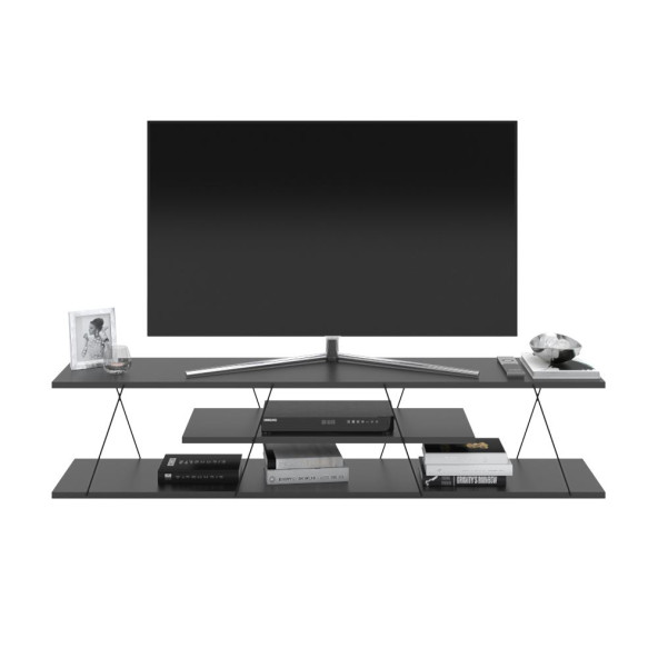 Homedora Tessa Modern Tv Ünitesi Antrasit-Siyah - 3