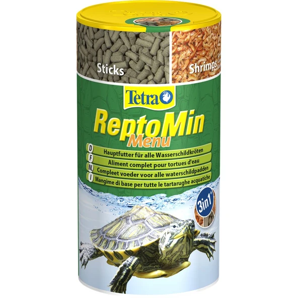 Tetra Reptomin Menu  Kaplumbağa Yemi 250 Ml. 44 Gr.