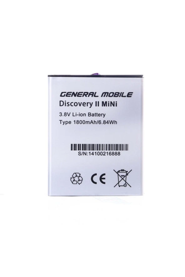 General Mobile Discovery E3 2 Mini Batarya Pil