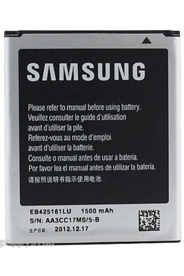 Samsung Galaxy Ace 2 (sm-i8160)  Uyumlu  Batarya Pil Eb425161lu