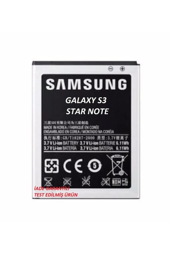 Samsung Galaxy S3 Batarya Pil Eb-l1g6llu 2300 Mah