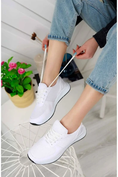 Albishoes Unisex Kadın Erkek Yazlık Hafif Rahat Yürüyüş Koşu Sneaker Unisex Spor Ayakkabı - 2