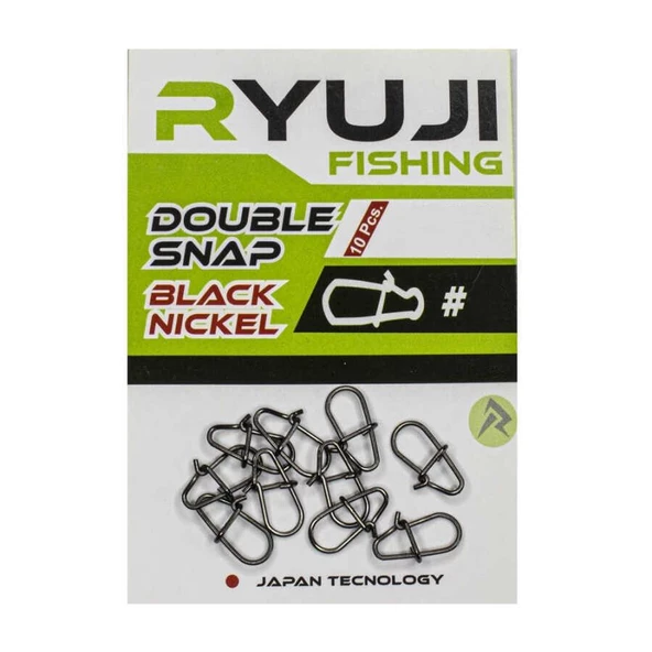 Ryuji Double Snap Rapala Klipsi Nickel - 2