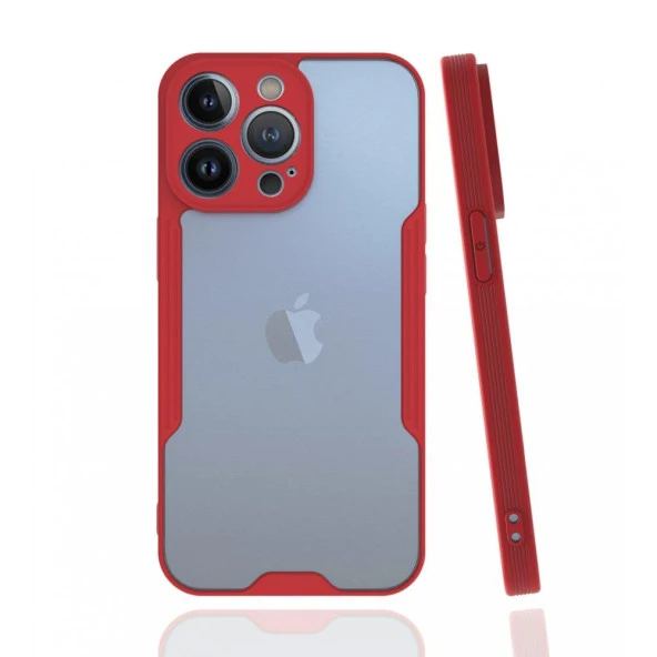 Vendas iPhone 13 Pro Max Farfe Serisi Renkli Kenar Yumuşak Silikon Kılıf