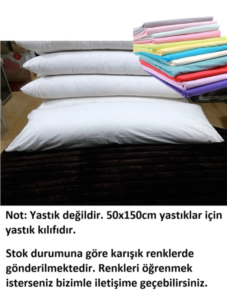 Karı Koca Yastık Kılıfı, Uzun Maxi Boy Yastık Kılıfı (50x150)-Karışık Renkli - 2
