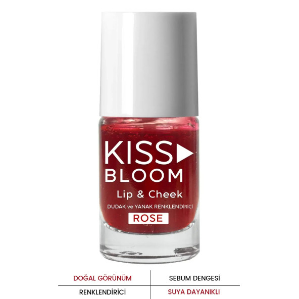PROCSIN Kiss & Bloom Doğal Görünümlü Dudak ve Yanak Renklendirici Lip & Cheek Rose 11 ml