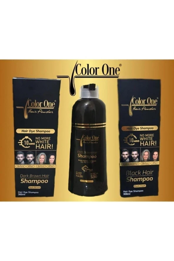 Color One Hair Color One Saç Siyahlaştırıcı Şampuan Boya 300 Ml