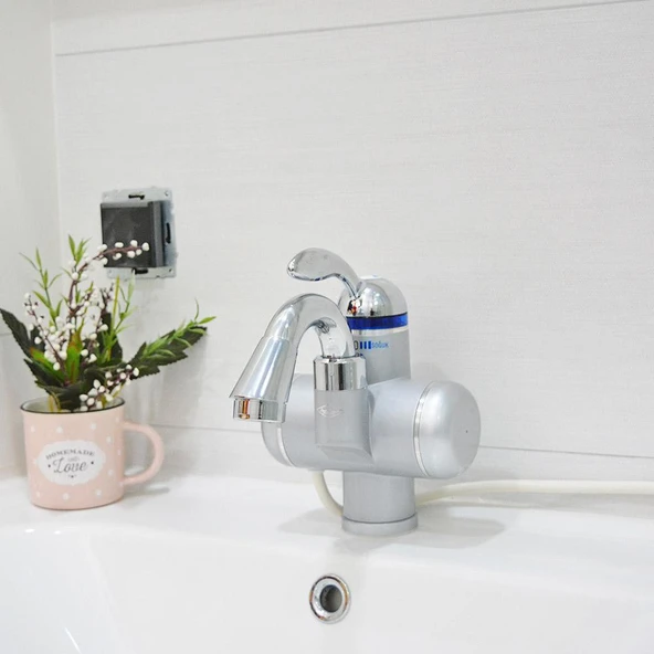 Elektrikli Sıcak Musluk Ani Su Isıtıcı Termal Şofben Musluk ASG-3S - 3