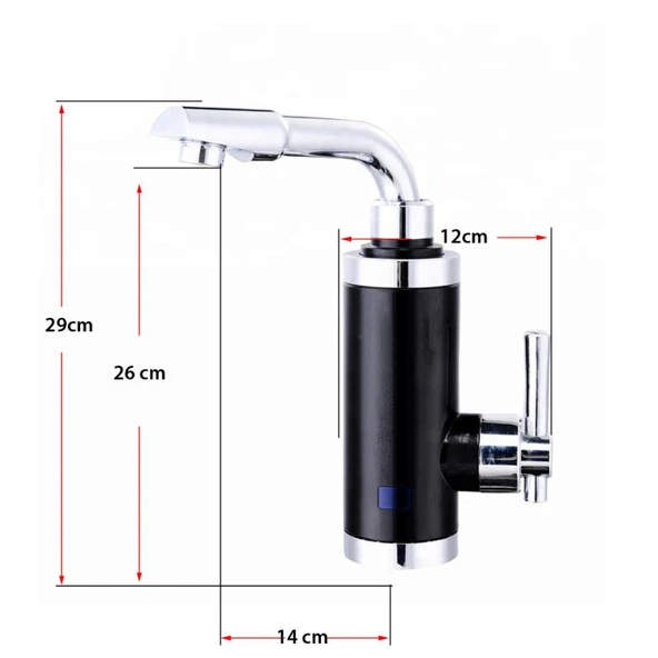 Elektrikli Sıcak Musluk Ani Su Isıtıcı Termal Şofben Musluk ASG-5P - 2