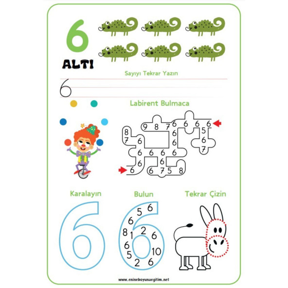 Okul Öncesi Eğlenceli Alfabe-Sayılar Seti (Laminasyonlu) - 4