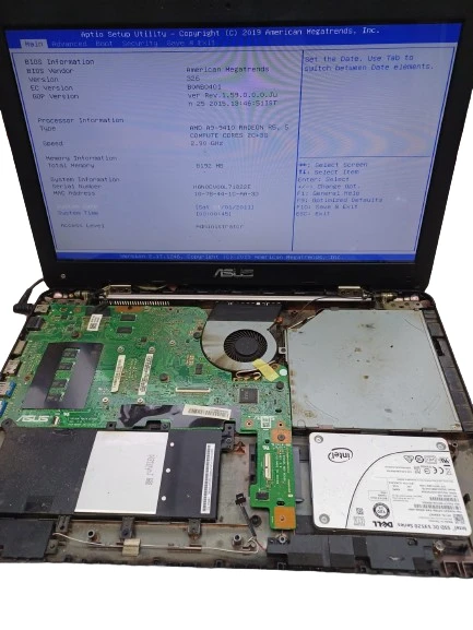 Asus X555QG Amd A9-9410 İşlemcili Anakart - 4