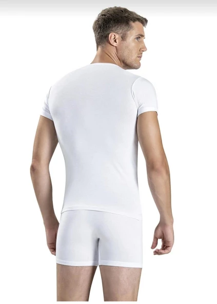 JİBER 105 ERKEK V YAKA FANİLA ATLET TEKLİ - Resim 2