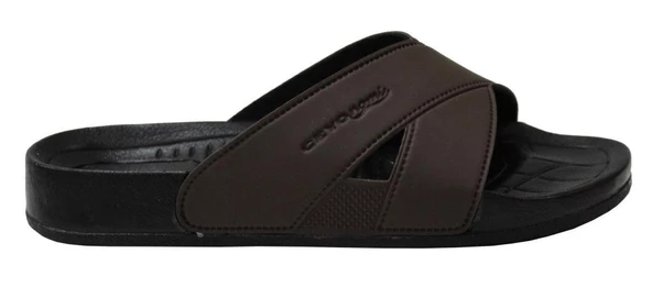 Ceyo Bermuda-M1 Kahve Ortapedik Erkek Terlik & Sandalet - 2