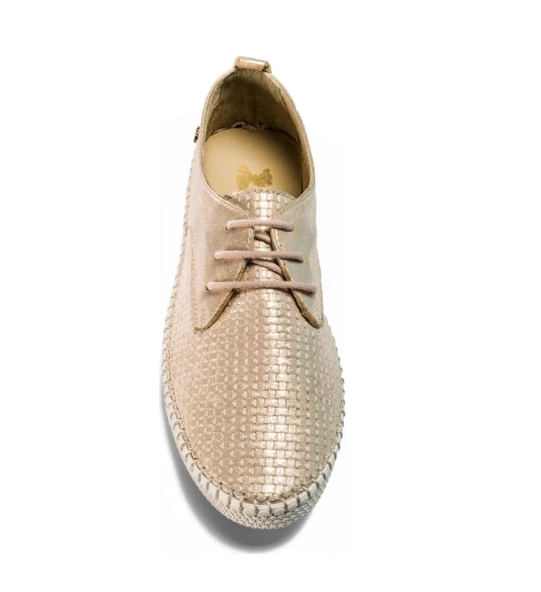 Venüs Kadın 360704y hakiki deri altın Saraçlı yeni sezon ayakkabı - 4