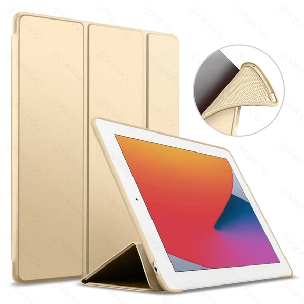 Apple iPad 5. Nesil 9.7" Kılıf Arkası Silikon Smart Case A1822 A1823 - 12