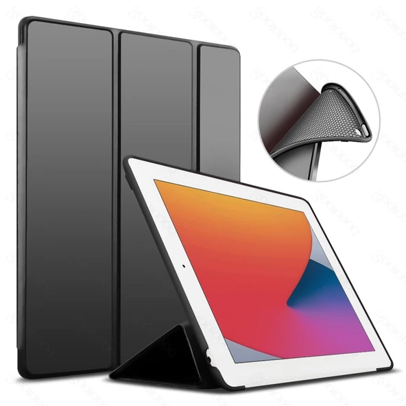 Apple iPad 5. Nesil 9.7" Kılıf Arkası Silikon Smart Case A1822 A1823 - 9