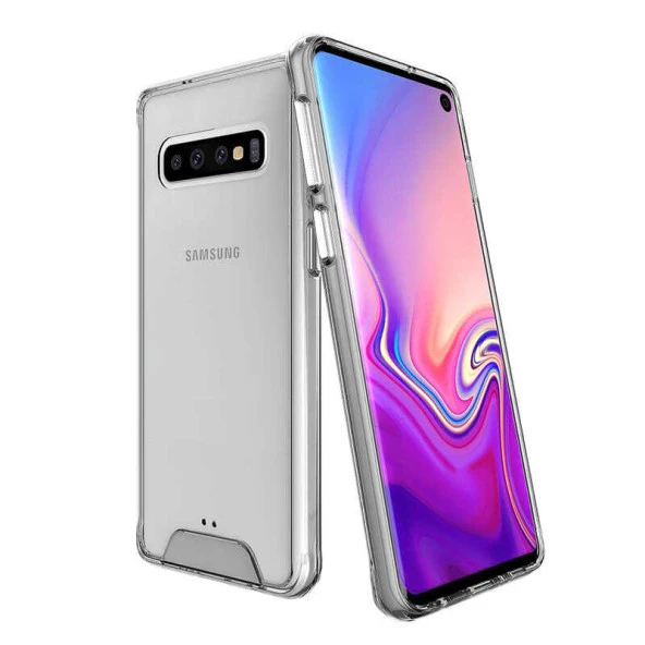 Samsung Galaxy S10 Kılıf Şeffaf Sararmaz Gard Silikon