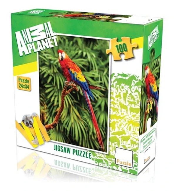 Hayal Sepeti Puzzle Papağan Kuşu Puzzle 100 Parça 24X34Cm