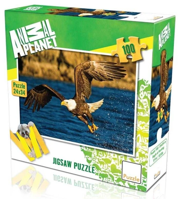 Hayal Sepeti Puzzle KARTAL Kuş Puzzle 100 Parça 24X34Cm